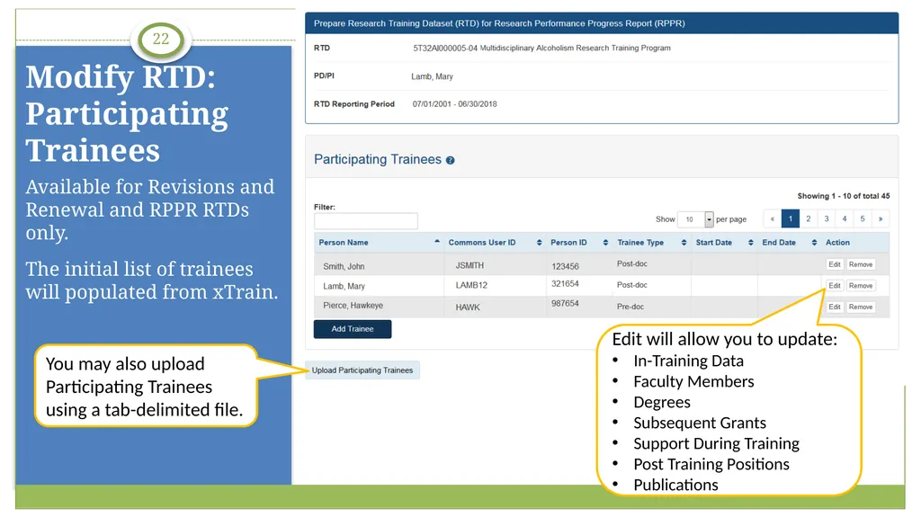 electronic Research Administration (eRA) OER, OD, - slide 22 of 29