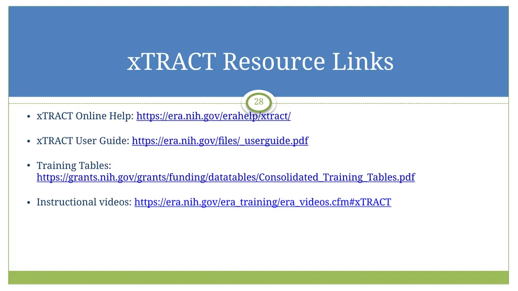 electronic Research Administration (eRA) OER, OD, - slide 28 of 29