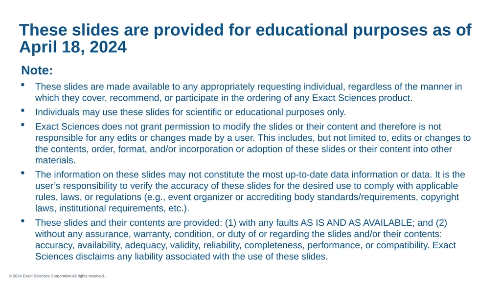 These slides are provided for educational purposes - slide 1 of 32
