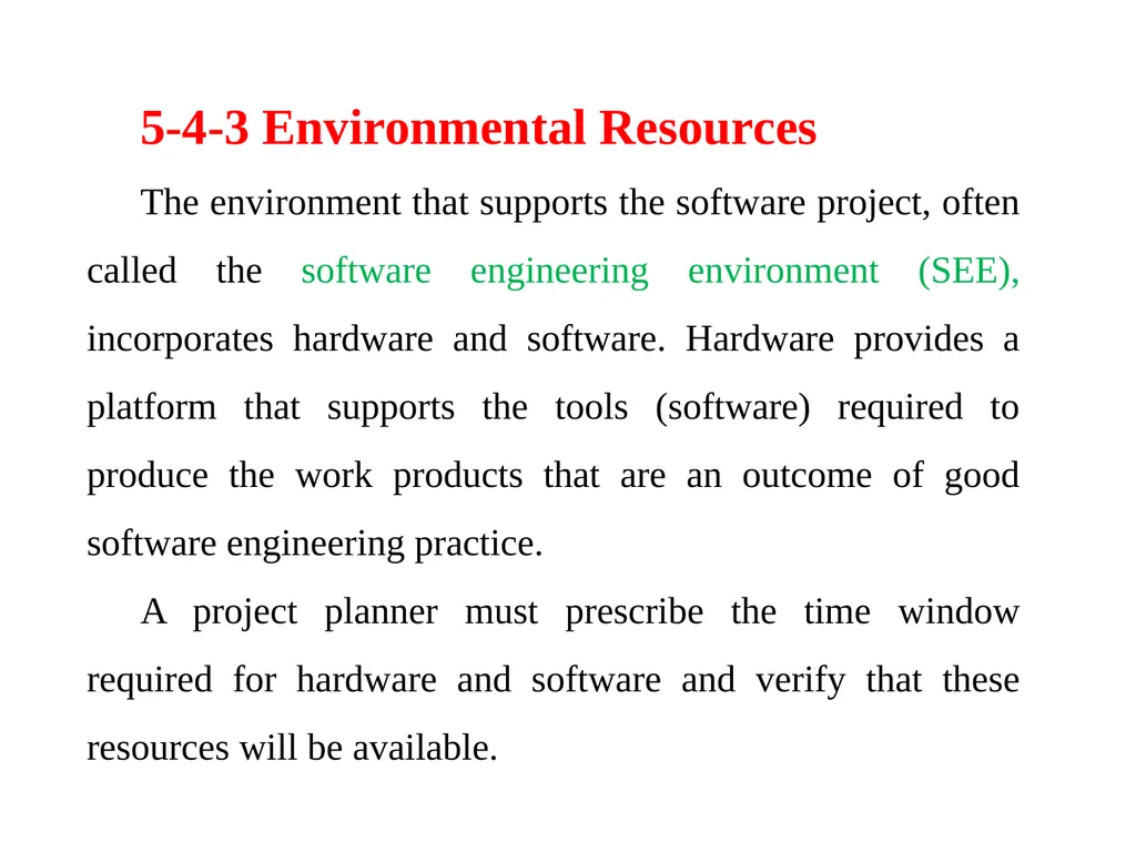 Chapter 5 Software Project Planning Software - slide 15 of 25