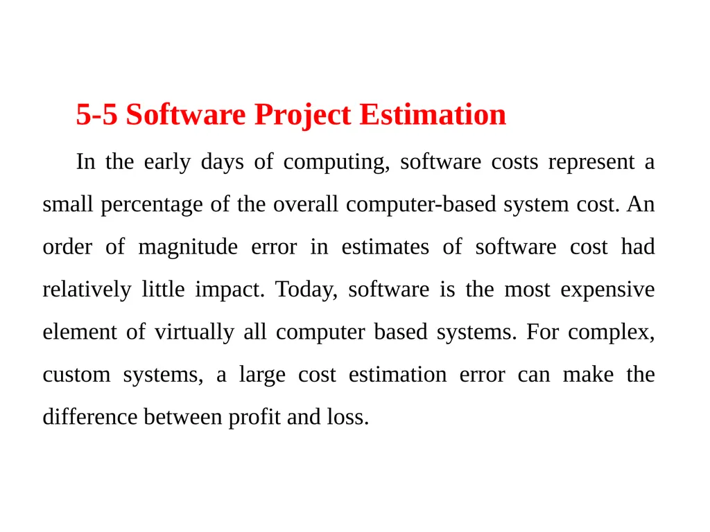 Chapter 5 Software Project Planning Software - slide 17 of 25