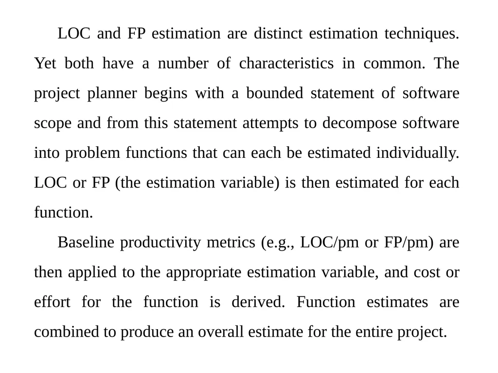 Chapter 5 Software Project Planning Software - slide 24 of 25