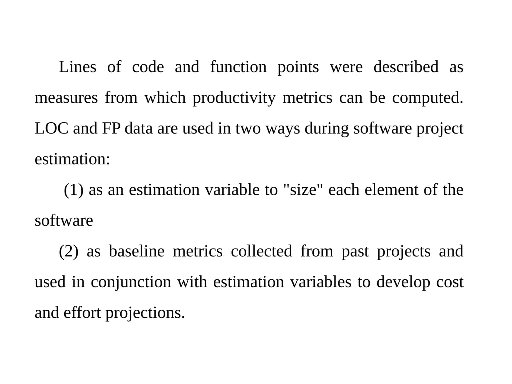 Chapter 5 Software Project Planning Software - slide 23 of 25