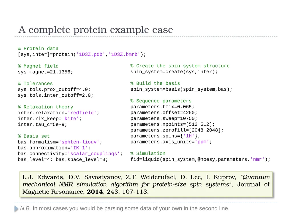 Tutorial lecture Basics of Spinach with optimal - slide 15 of 20