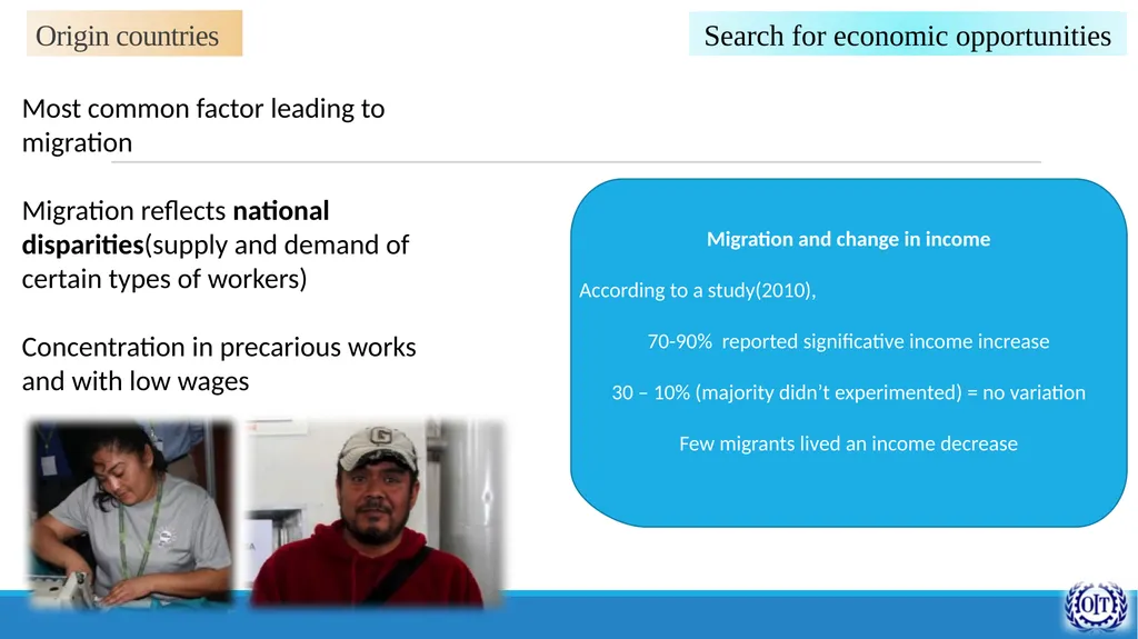 The link between Labour Market and Migration and - slide 4 of 13