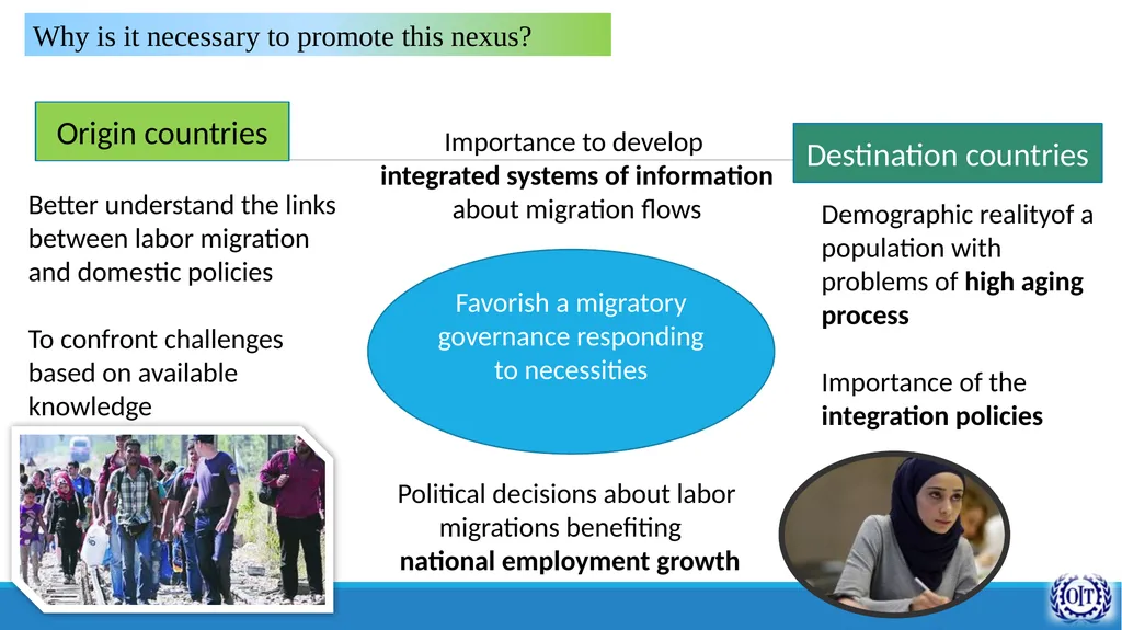 The link between Labour Market and Migration and - slide 9 of 13