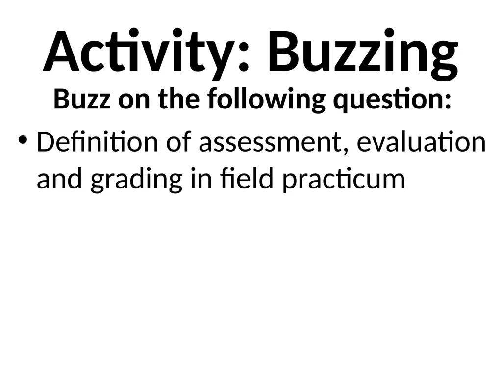 SWT04211 SOCIAL WORK FIELD INSTRUCTION Topic 1 : - slide 188 of 264