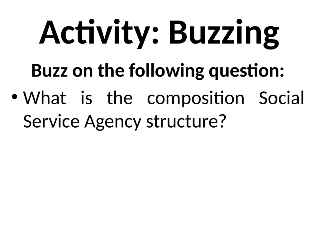 SWT04211 SOCIAL WORK FIELD INSTRUCTION Topic 1 : - slide 59 of 264