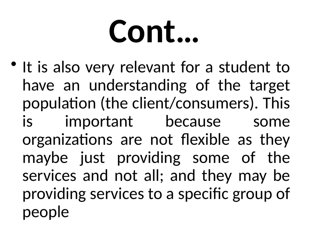 SWT04211 SOCIAL WORK FIELD INSTRUCTION Topic 1 : - slide 127 of 264