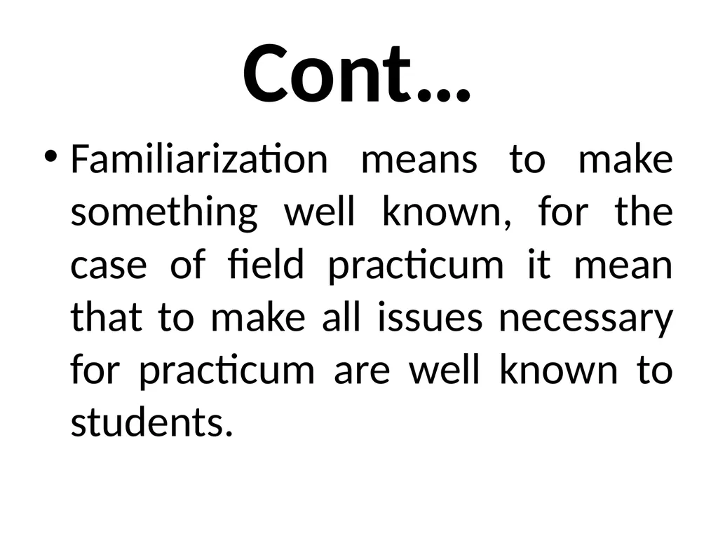 SWT04211 SOCIAL WORK FIELD INSTRUCTION Topic 1 : - slide 129 of 264