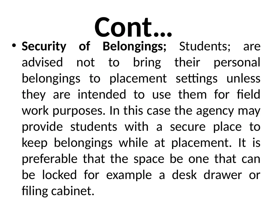 SWT04211 SOCIAL WORK FIELD INSTRUCTION Topic 1 : - slide 144 of 264