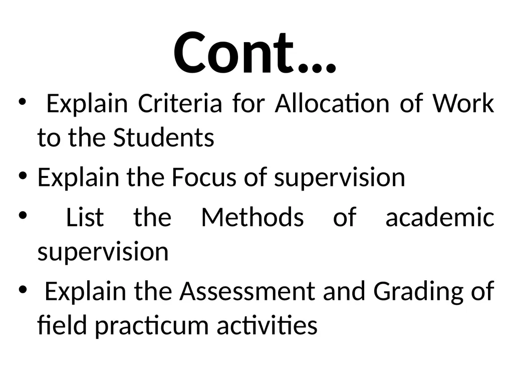 SWT04211 SOCIAL WORK FIELD INSTRUCTION Topic 1 : - slide 155 of 264