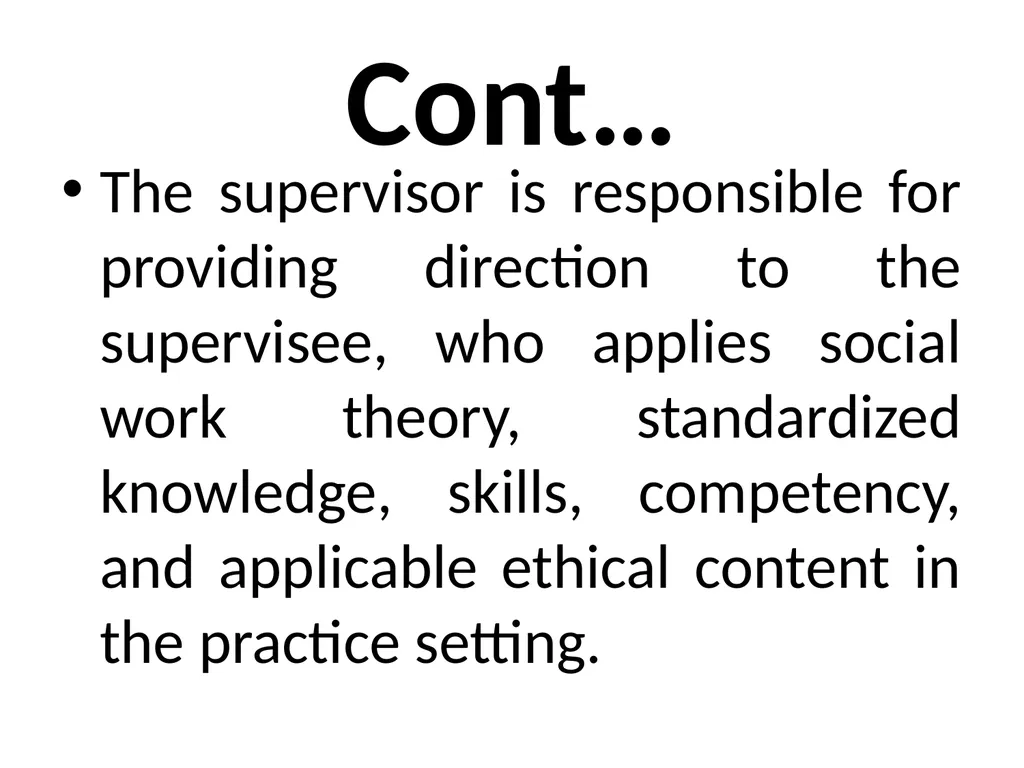 SWT04211 SOCIAL WORK FIELD INSTRUCTION Topic 1 : - slide 158 of 264