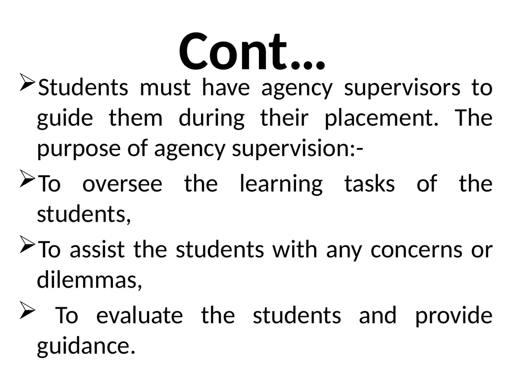 SWT04211 SOCIAL WORK FIELD INSTRUCTION Topic 1 : - slide 162 of 264