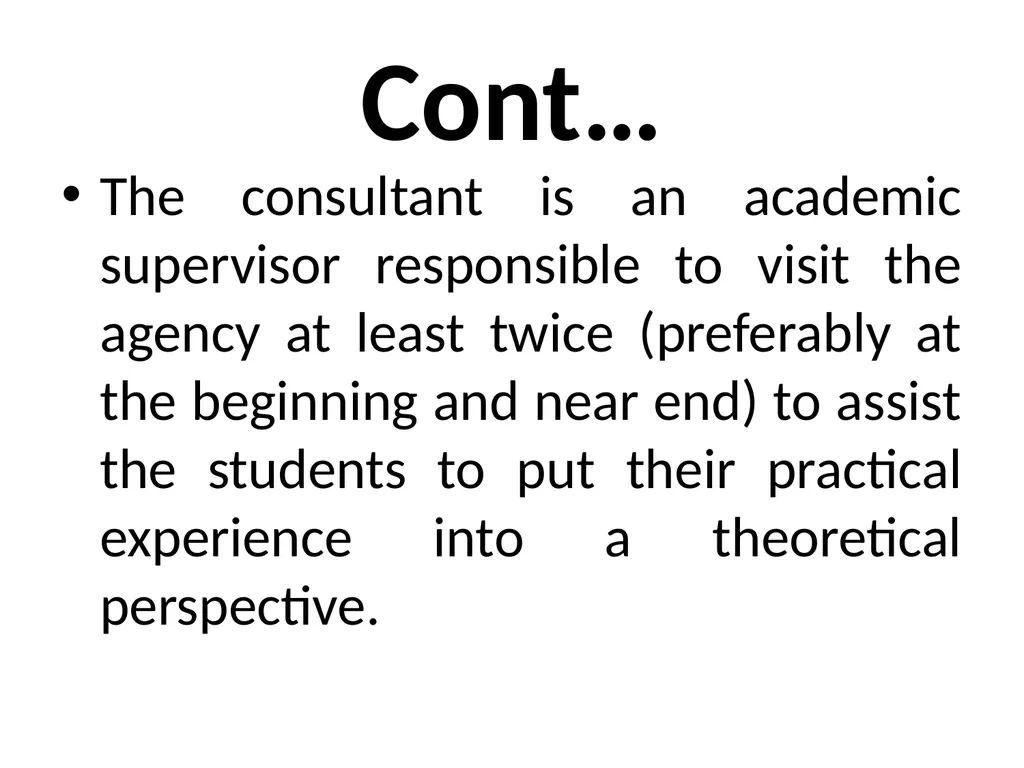 SWT04211 SOCIAL WORK FIELD INSTRUCTION Topic 1 : - slide 167 of 264