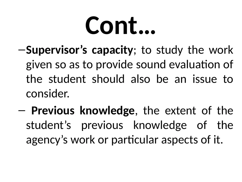 SWT04211 SOCIAL WORK FIELD INSTRUCTION Topic 1 : - slide 171 of 264