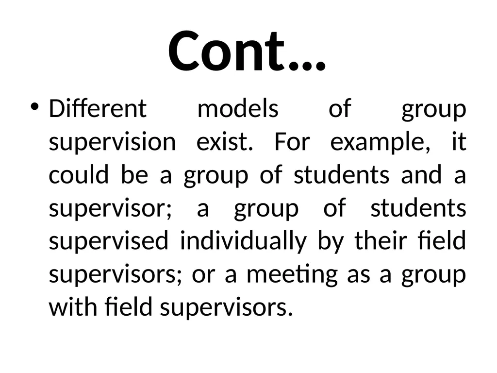 SWT04211 SOCIAL WORK FIELD INSTRUCTION Topic 1 : - slide 183 of 264