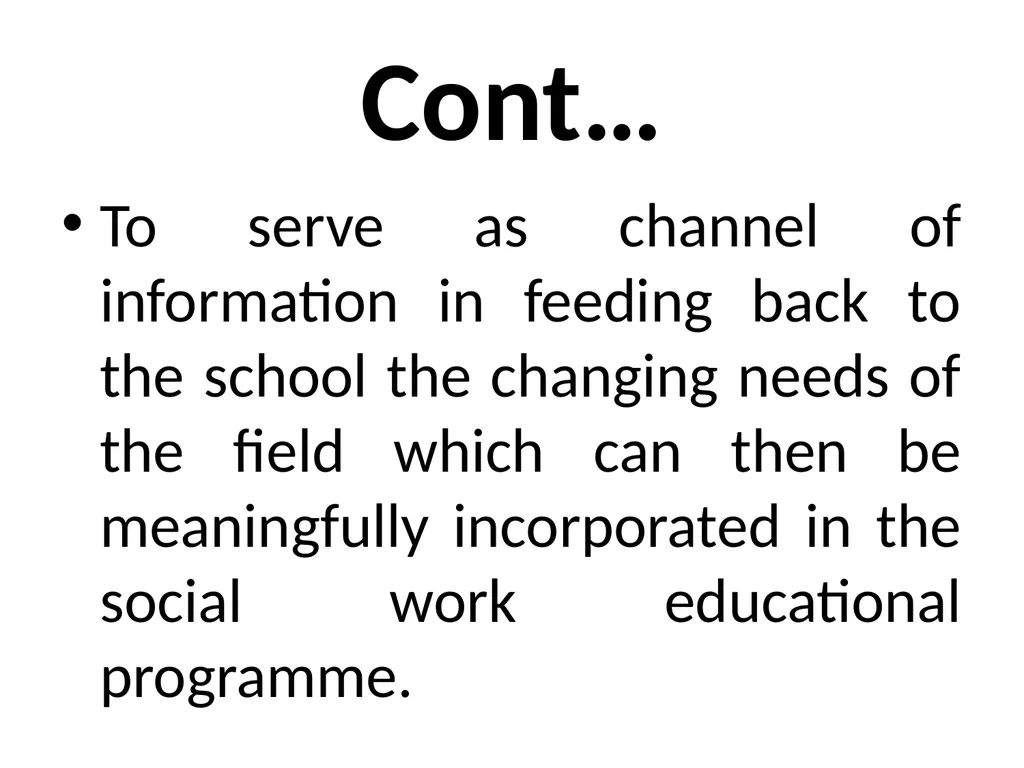 SWT04211 SOCIAL WORK FIELD INSTRUCTION Topic 1 : - slide 20 of 264