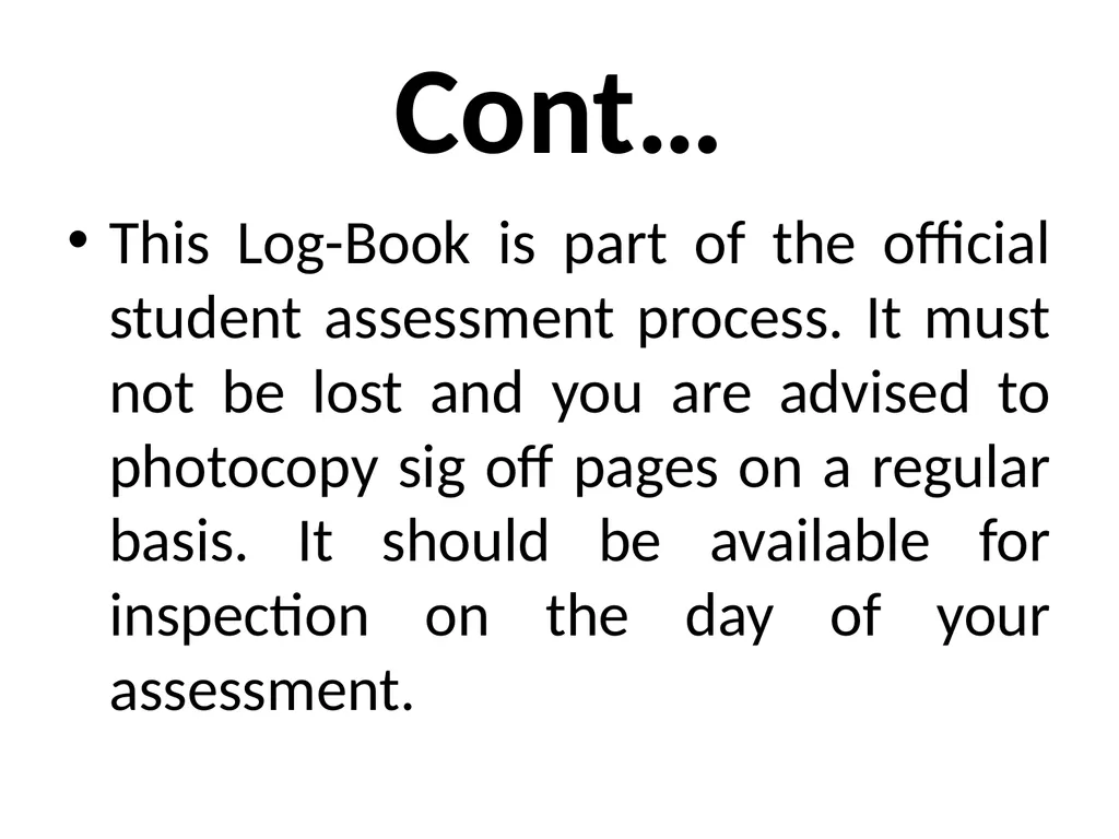 SWT04211 SOCIAL WORK FIELD INSTRUCTION Topic 1 : - slide 203 of 264