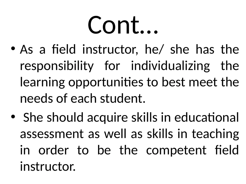 SWT04211 SOCIAL WORK FIELD INSTRUCTION Topic 1 : - slide 38 of 264