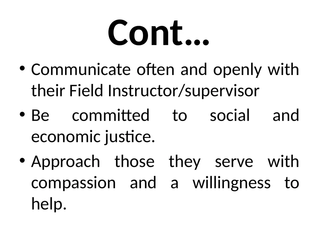 SWT04211 SOCIAL WORK FIELD INSTRUCTION Topic 1 : - slide 83 of 264
