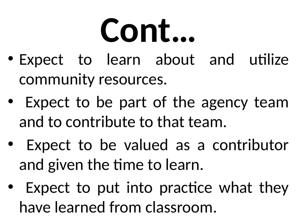 SWT04211 SOCIAL WORK FIELD INSTRUCTION Topic 1 : - slide 91 of 264