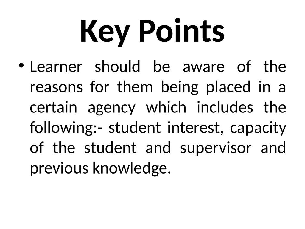 SWT04211 SOCIAL WORK FIELD INSTRUCTION Topic 1 : - slide 193 of 264