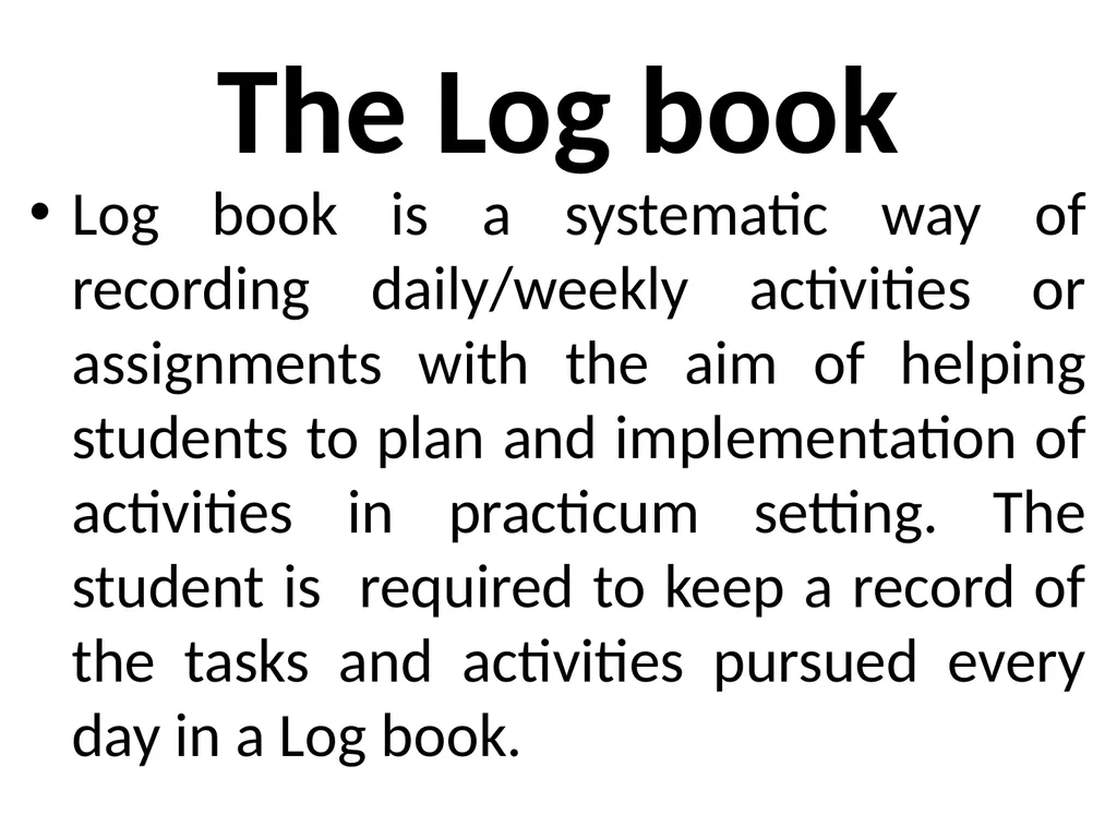 SWT04211 SOCIAL WORK FIELD INSTRUCTION Topic 1 : - slide 202 of 264