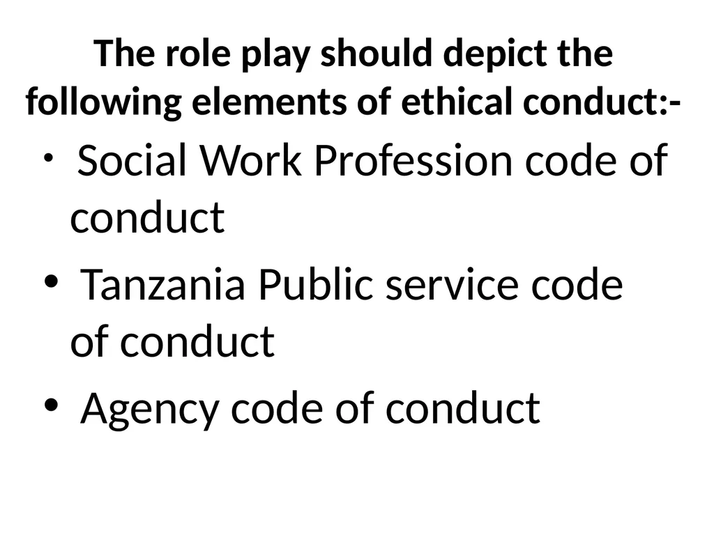 SWT04211 SOCIAL WORK FIELD INSTRUCTION Topic 1 : - slide 132 of 264