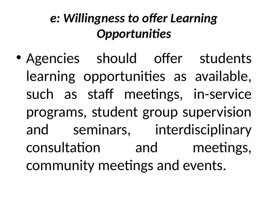 SWT04211 SOCIAL WORK FIELD INSTRUCTION Topic 1 : - slide 81 of 264