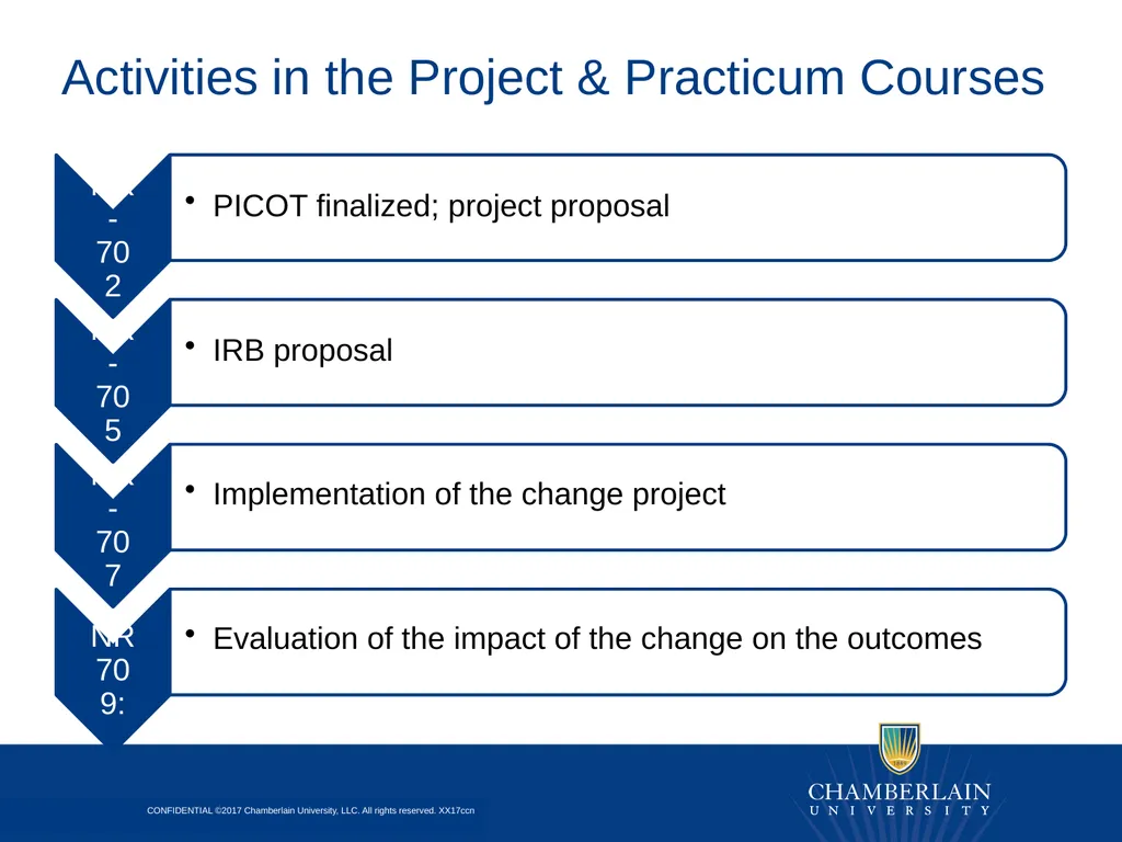 Preparing for the DNP Project & Practicum Overview - slide 18 of 24