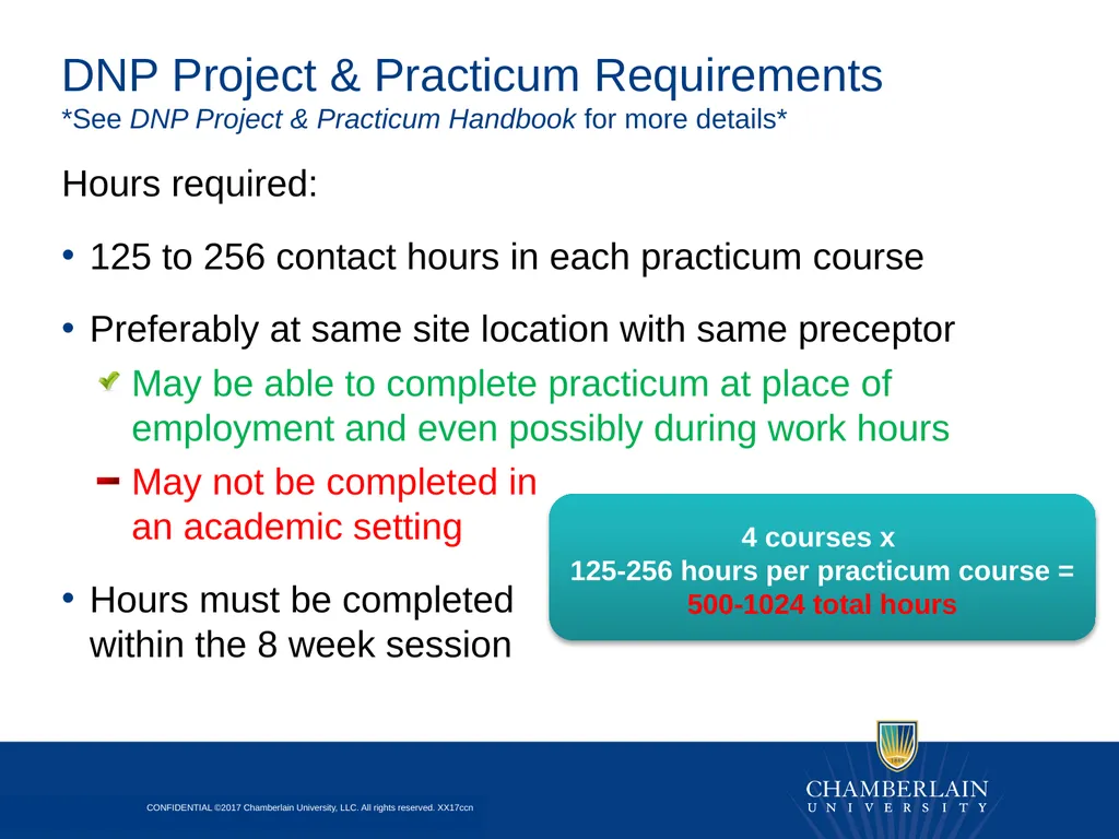 Preparing for the DNP Project & Practicum Overview - slide 4 of 24
