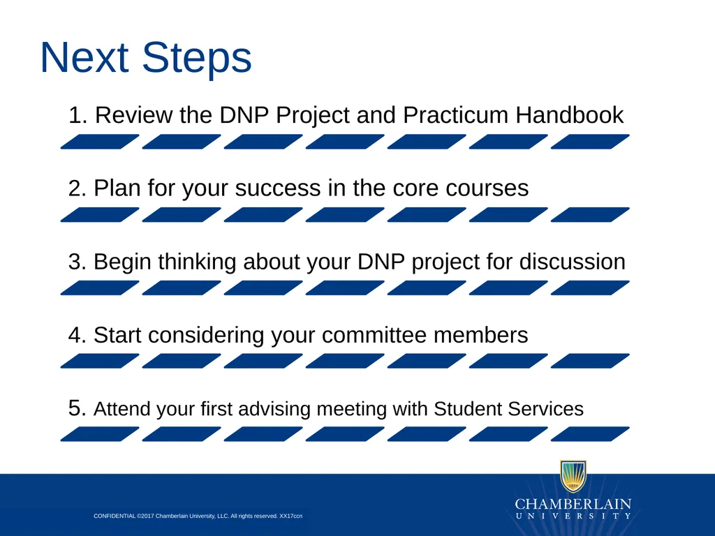 Preparing for the DNP Project & Practicum Overview - slide 21 of 24