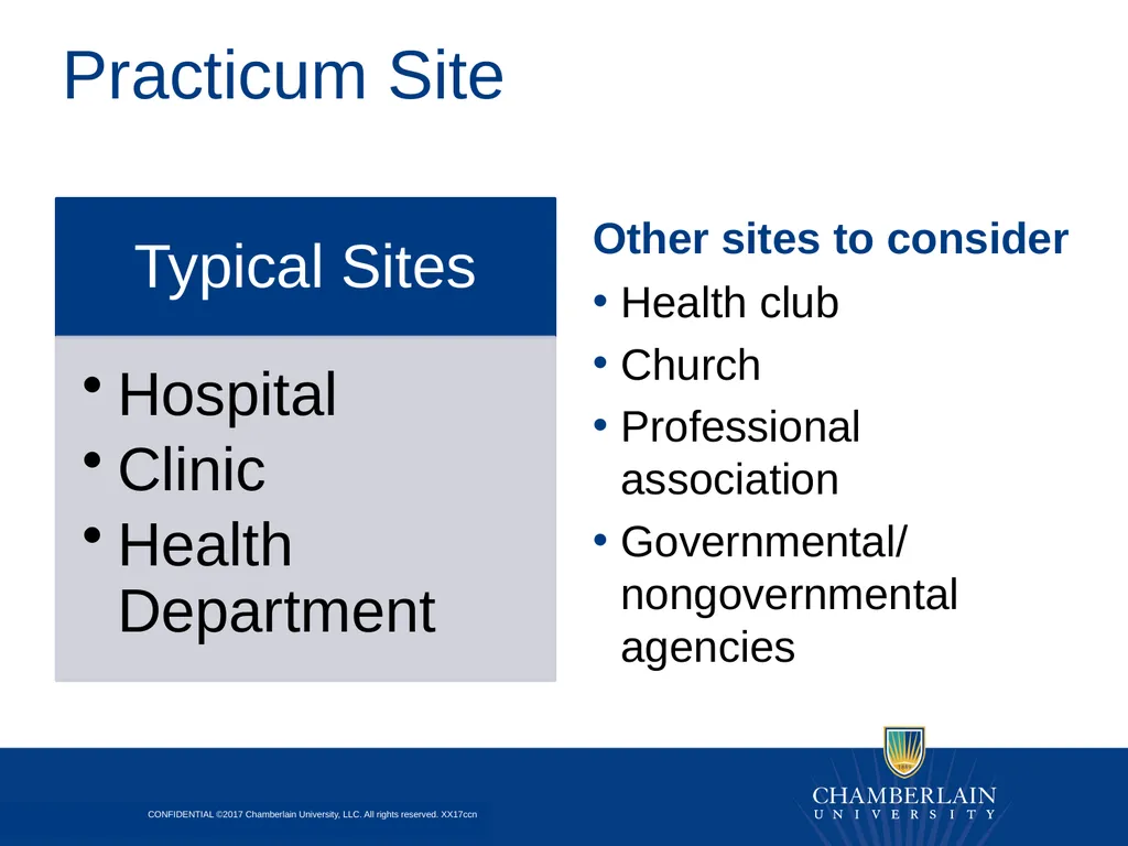 Preparing for the DNP Project & Practicum Overview - slide 8 of 24