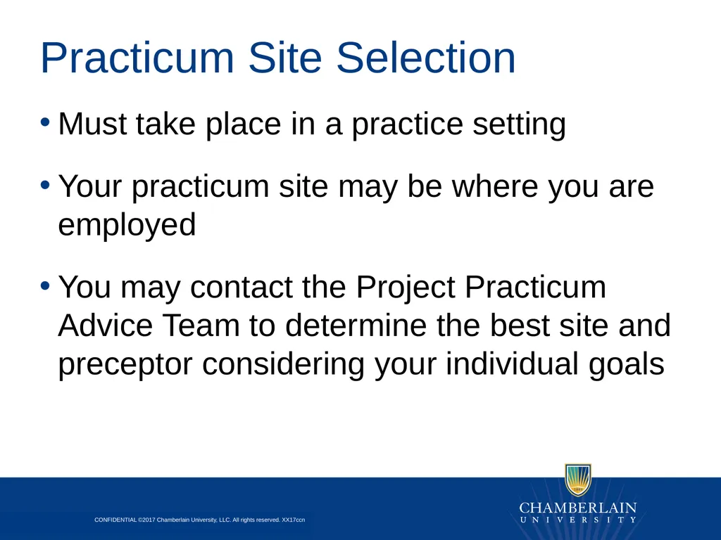 Preparing for the DNP Project & Practicum Overview - slide 7 of 24