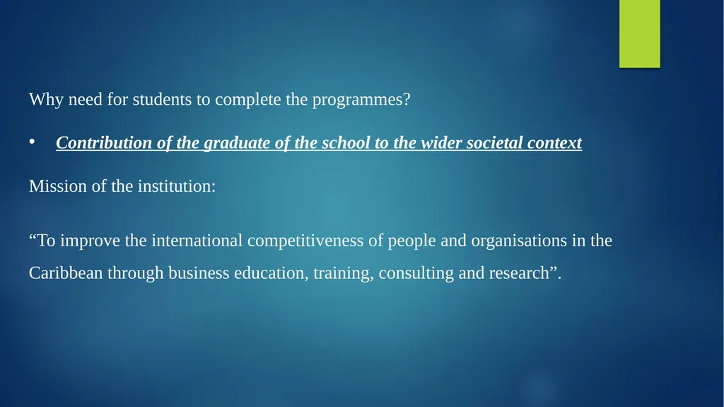 Title of paper: The impact of student support - slide 8 of 21