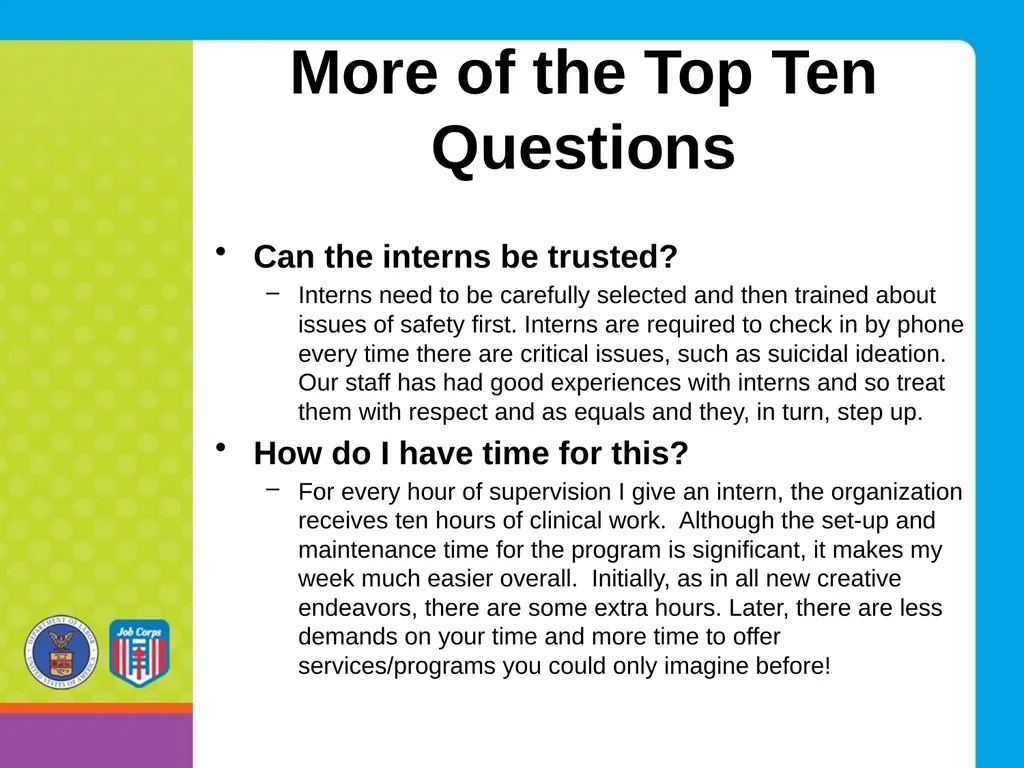 How to Develop a Mental Health Clinical and - slide 21 of 24
