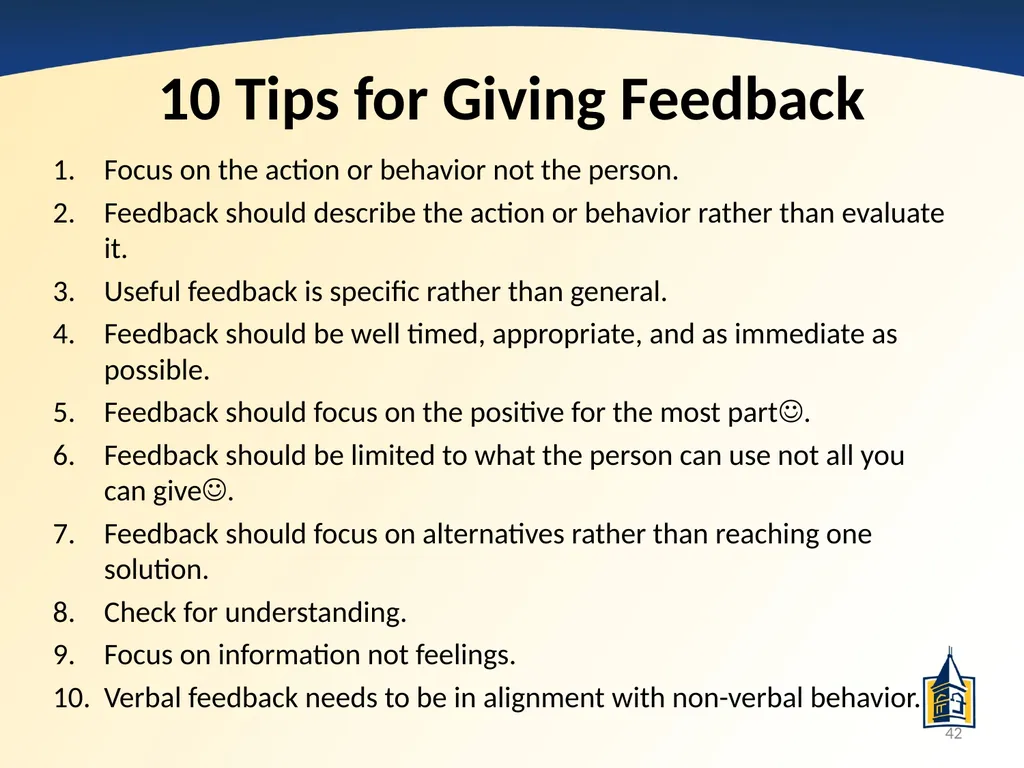 The Basics of Supervision: A PowerPoint - slide 42 of 45