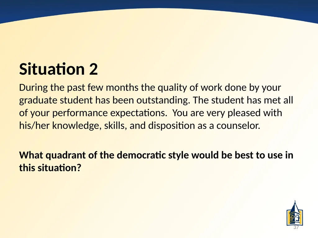 The Basics of Supervision: A PowerPoint - slide 37 of 45