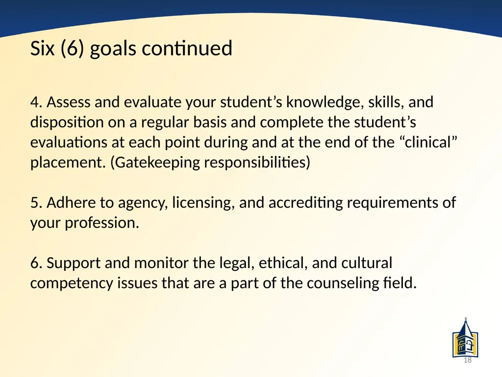 The Basics of Supervision: A PowerPoint - slide 18 of 45