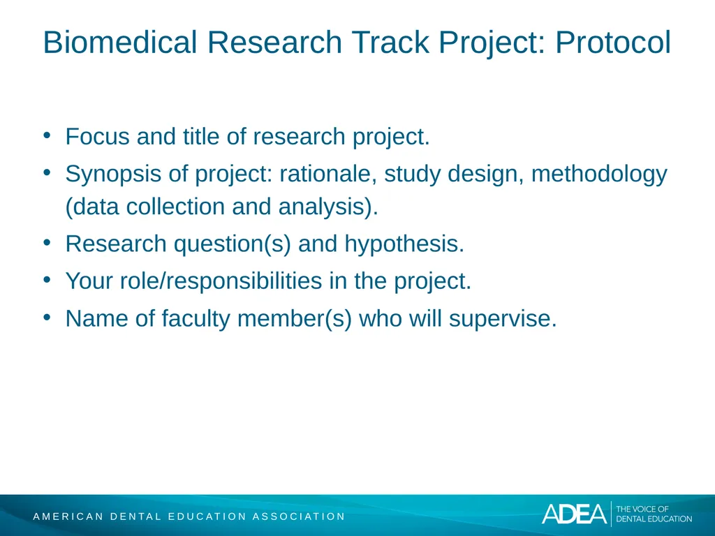 ADEA Academic Dental Careers Fellowship Program - slide 24 of 34