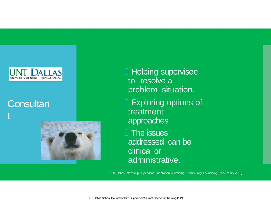 Internship Site Supervisor Orientation and - slide 25 of 32