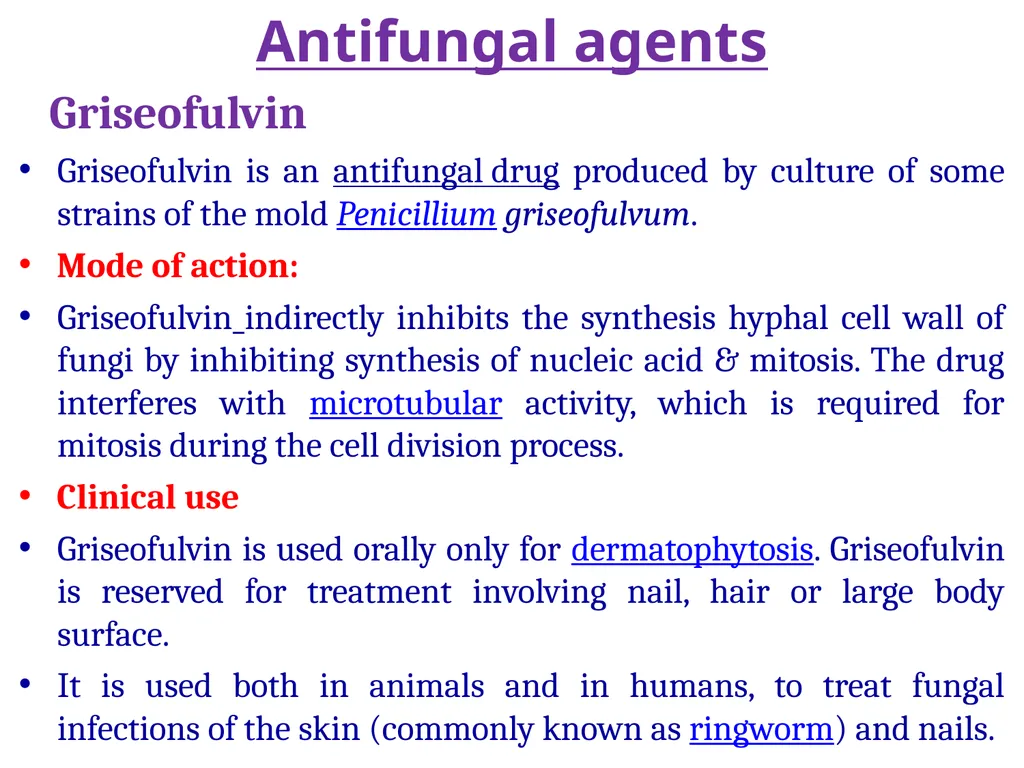 Unit VI Antimicrobial chemotherapy The term - slide 13 of 30