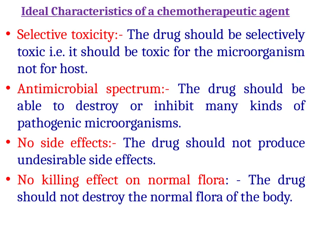 Unit VI Antimicrobial chemotherapy The term - slide 4 of 30
