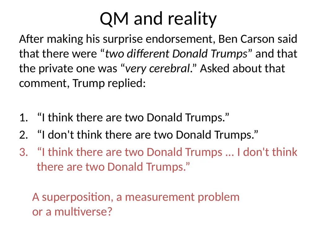 Quantum Measurement The Copenhagen interpretation - slide 17 of 17