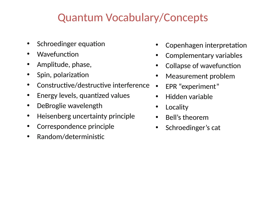 Quantum Measurement The Copenhagen interpretation - slide 2 of 17