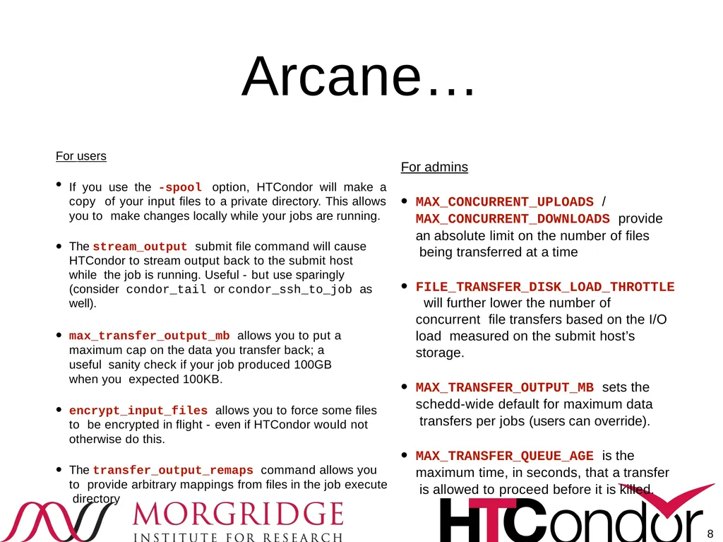 Moving your job’s data Or, more appropriately, - slide 8 of 16