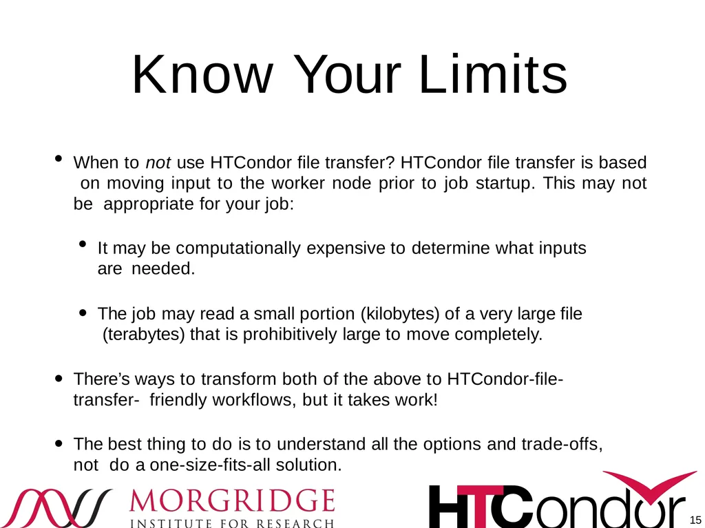 Moving your job’s data Or, more appropriately, - slide 15 of 16