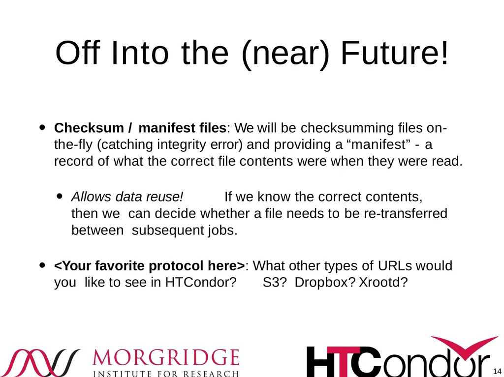 Moving your job’s data Or, more appropriately, - slide 14 of 16