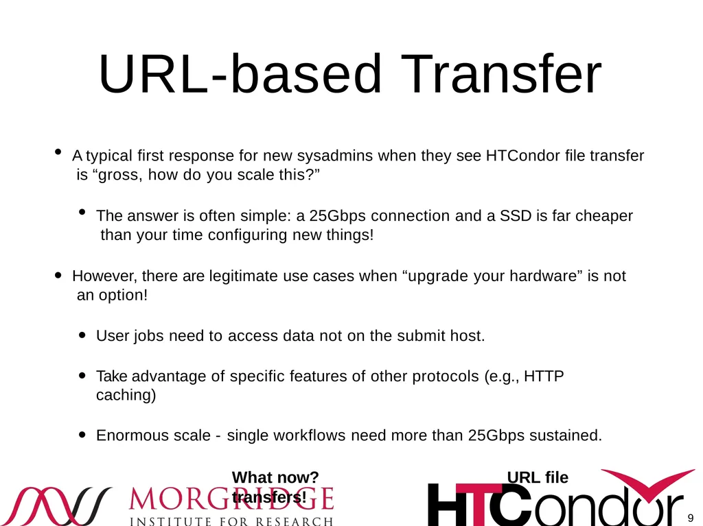 Moving your job’s data Or, more appropriately, - slide 9 of 16